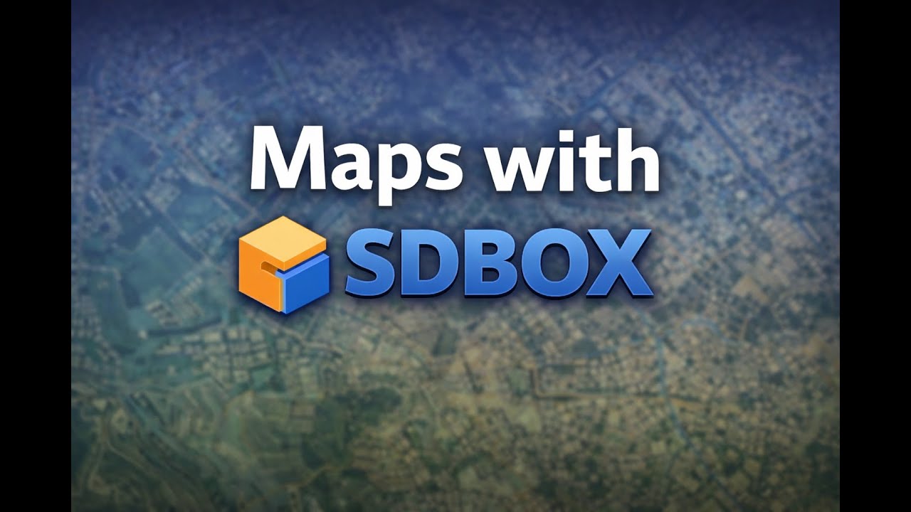 sdbox ⮕ Maps with SDBOX | Powerful Mapping Tools inside CAD