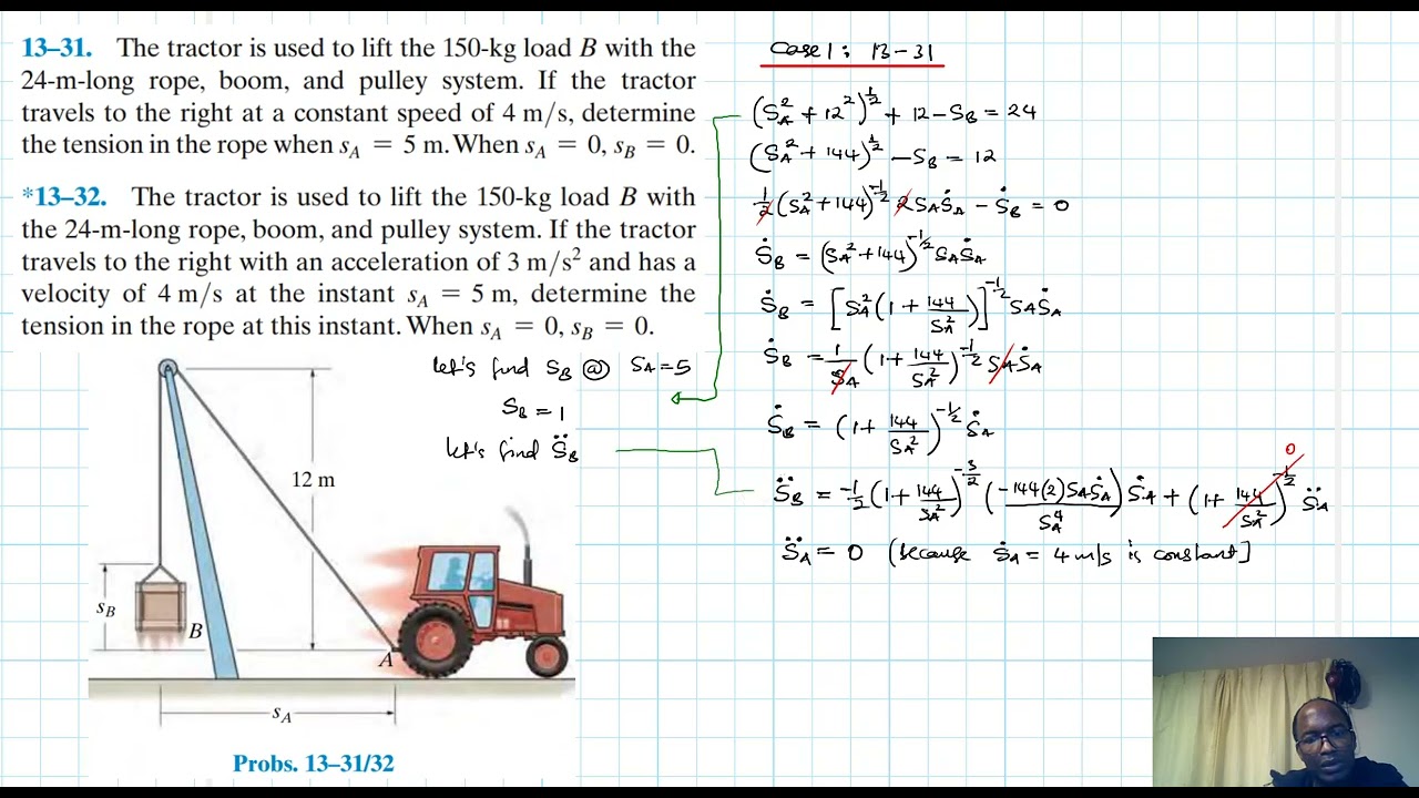 13–31 Kinetics of a Particle: Force and Acceleration (Chapter 13: Hibbeler Dynamics) Benam Academy