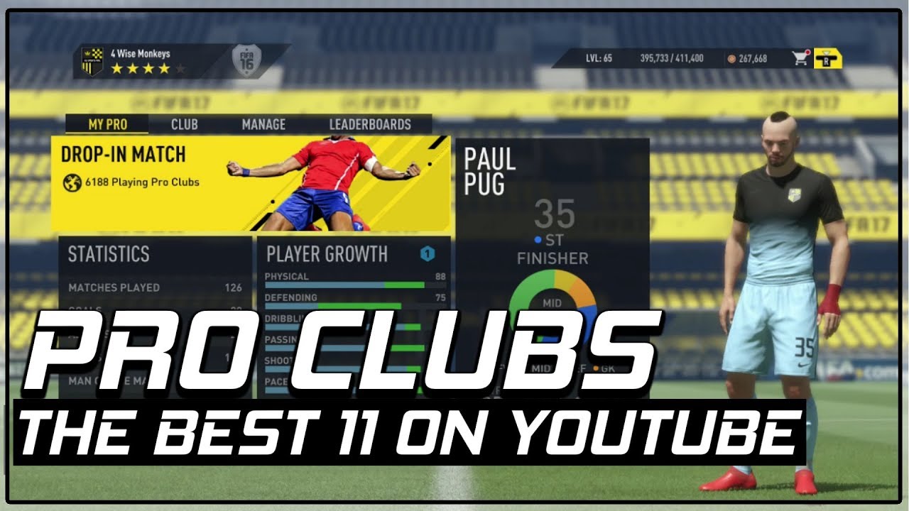 FULL 11 PRO CLUBS!! FIFA 17 PRO CLUBS