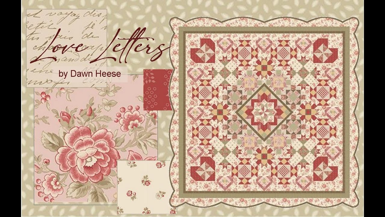 Love Letters BOM by Marcus Fabrics