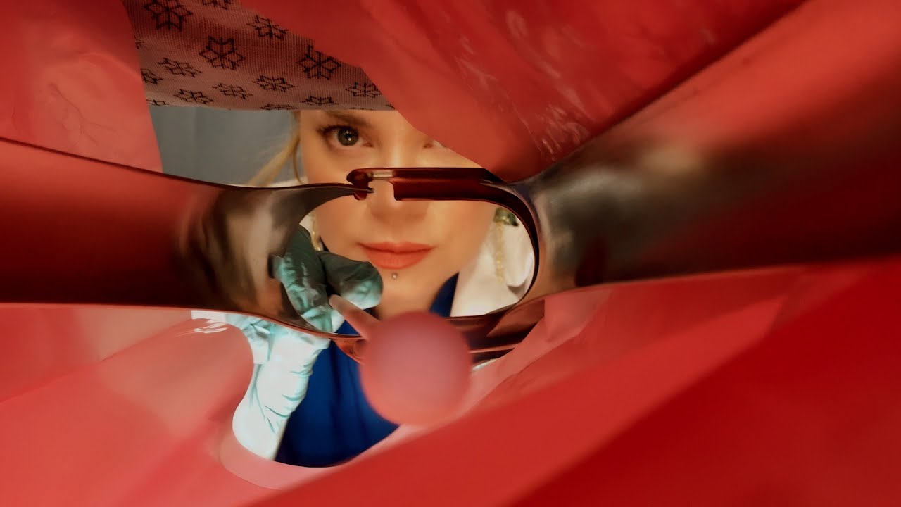 ASMR Gynecologist Exam & Pap Smear | POV You are a Uterus | Intense Crinkles