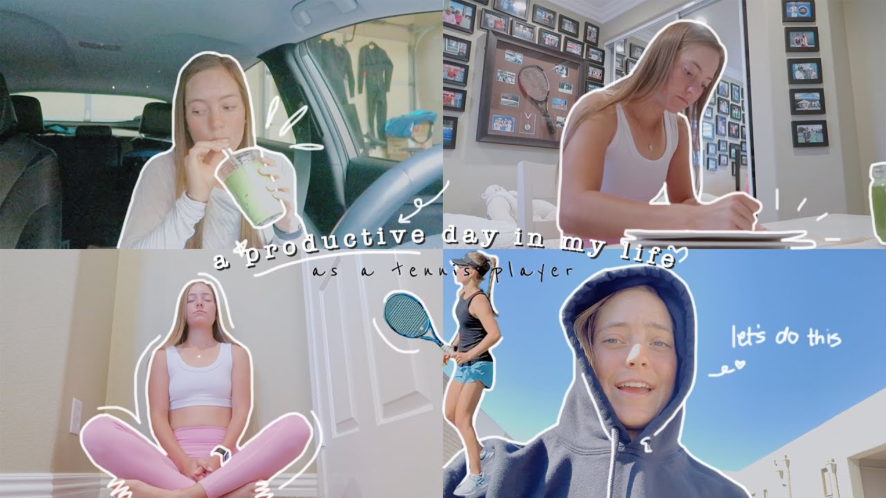 a *VERY PRODUCTIVE* day in my life... as a TENNIS PLAYER