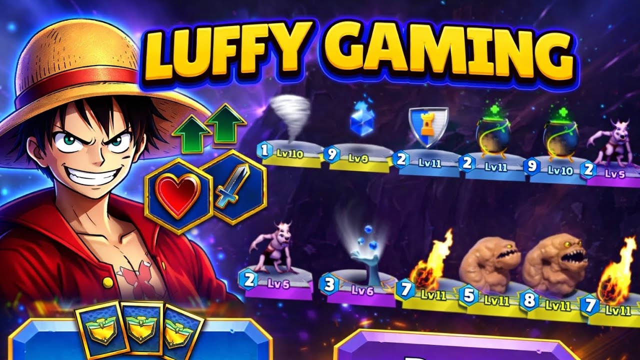 Storm Mode OP Deck 😱 | Castle Crush Battle | Luffy Gaming