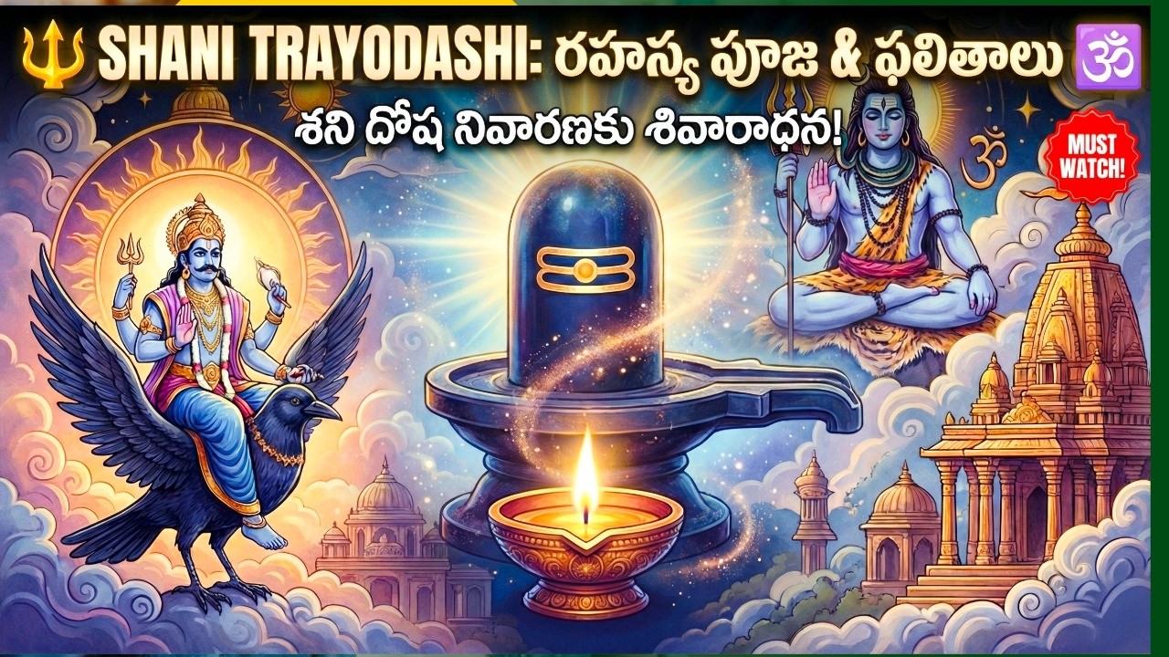 శని త్రయోదశి ఎందుకు ప్రత్యేకం? | Dosha Remedies & Powerful Ritual Guide  #శనిత్రయోదశి2026