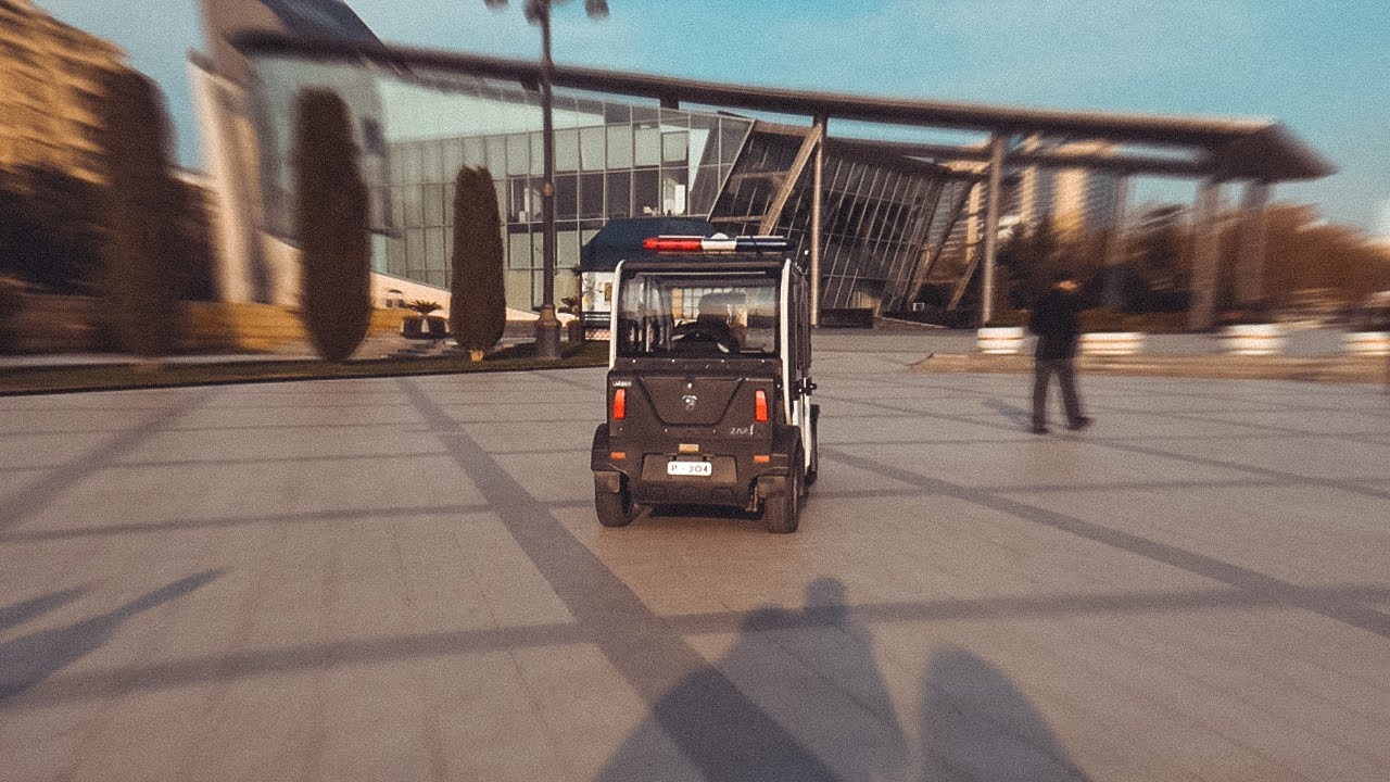 Almost run over by the Azerbaijani Police 🇦🇿