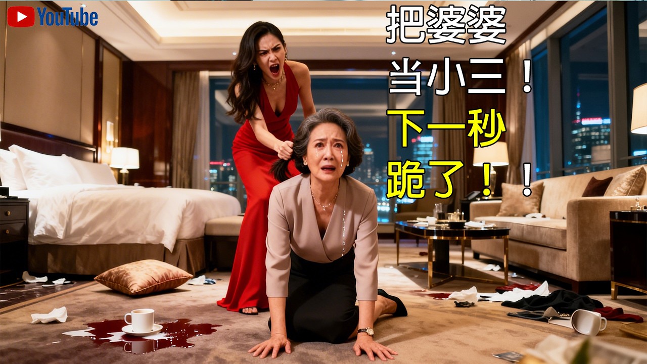 【FULL】她把男友母親當成小三，當眾羞辱毆打她，直到身份曝光她當場跪下！#精彩大陸短劇 #情感 #短剧全集 #都市 #家庭 #drama #逆襲