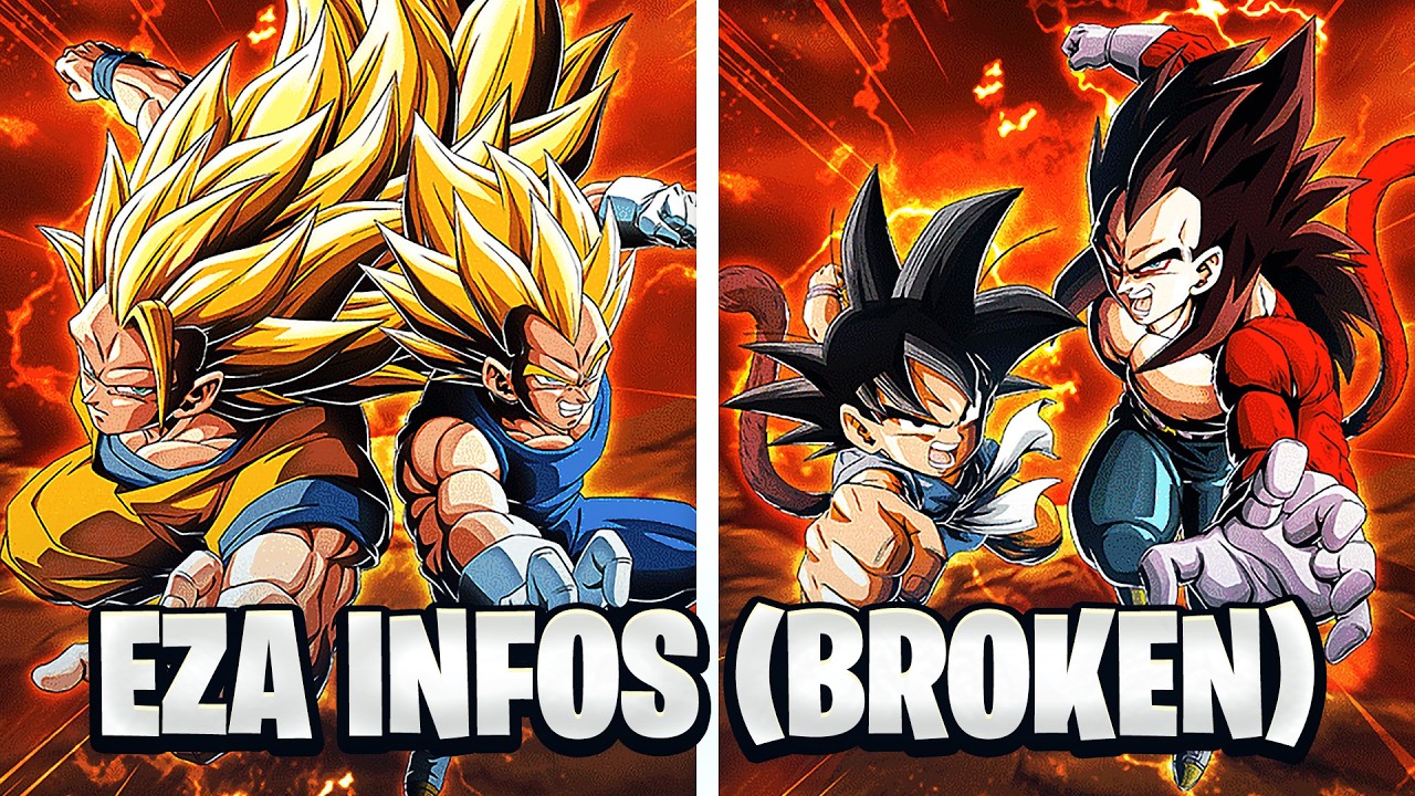 BROKEN EZA?! LR GT Goku & SSJ4 Vegeta und SSJ3 Goku & SSJ2 Vegeta (Dokkan Battle)