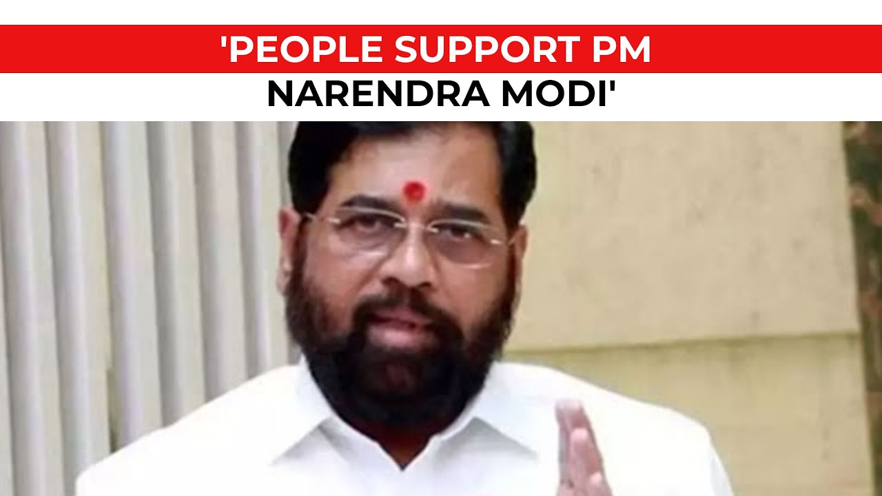 'Opposition might be against PM Modi but people support him': Eknath Shinde, Maharashtra  CM