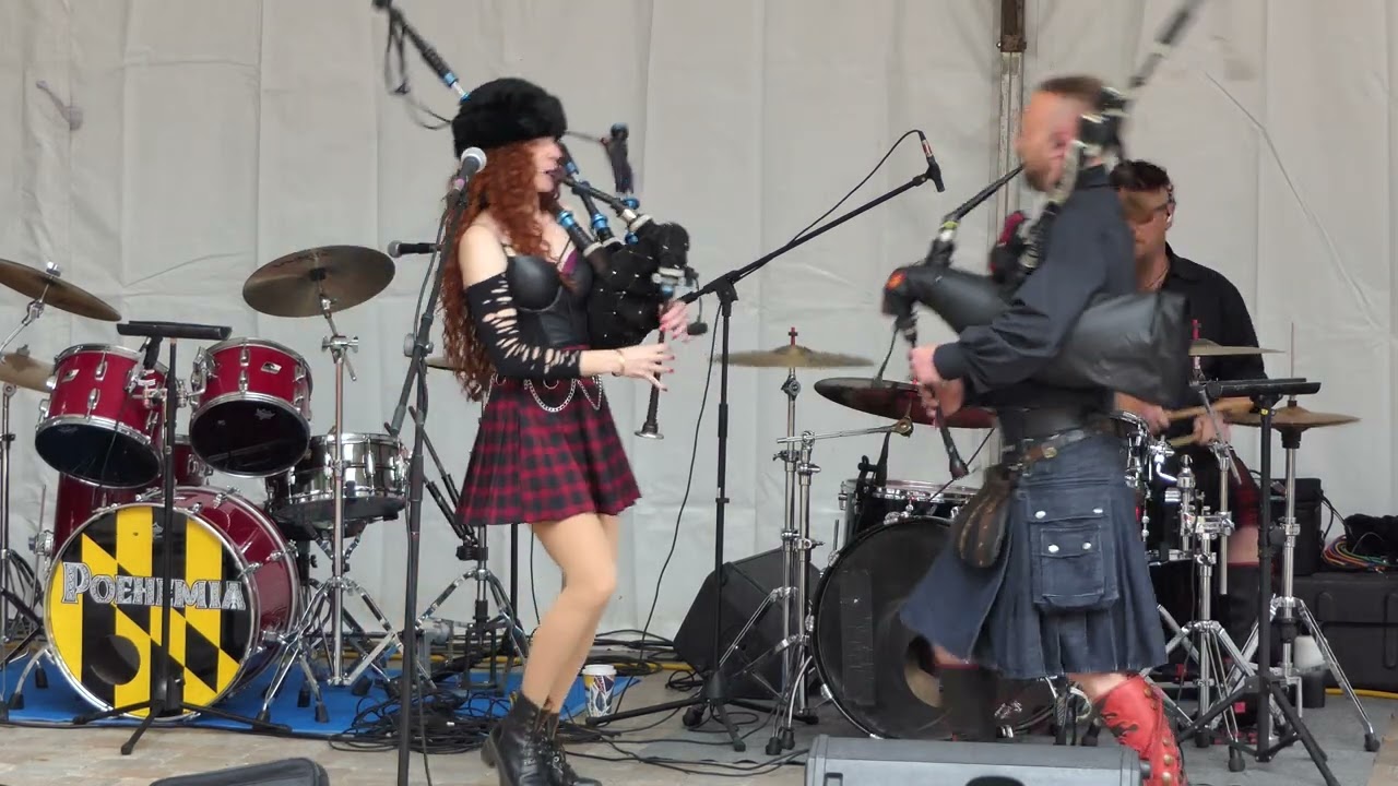 Celtica Nova  Cork Hill & Goat Herd Bagpipes & Drums 2024 Mount Dora Scottish Highland Festival