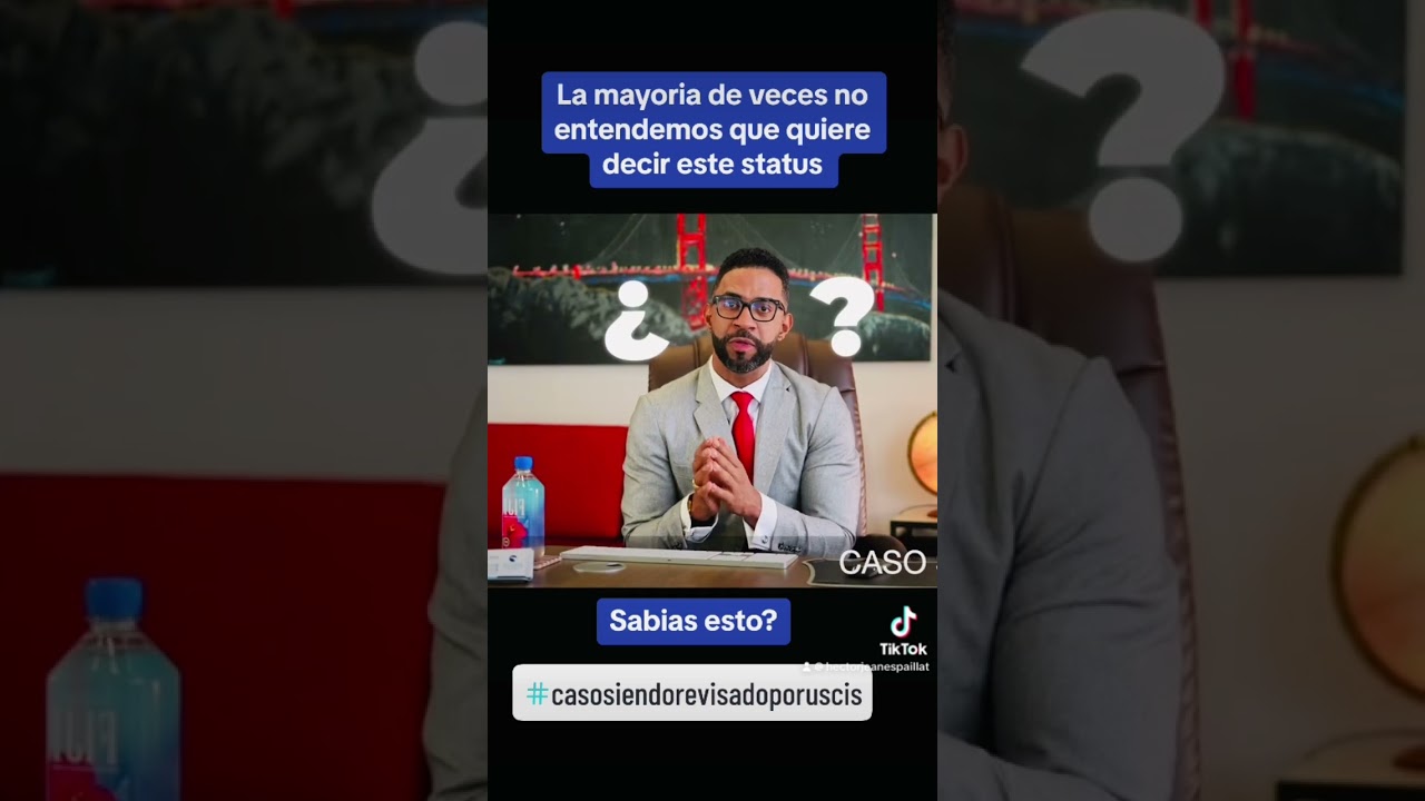 Caso siendo revisado por USCIS #inmigracionilegal