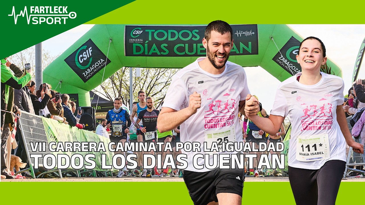 VII CARRERA Y CAMINATA POR LA IGUALDAD TODOS LOS DIAS CUENTAN | Resumen 08/03/2026 | Zaragoza