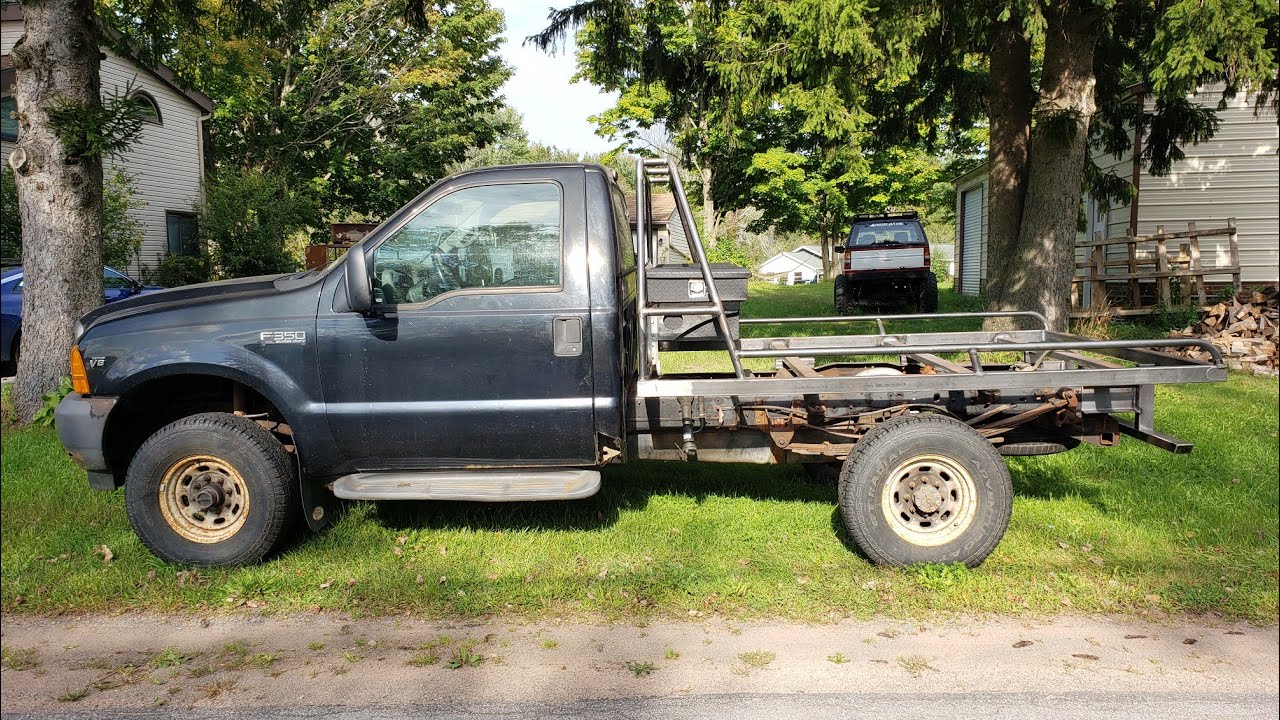 Сборка бортового грузовика Ford F350