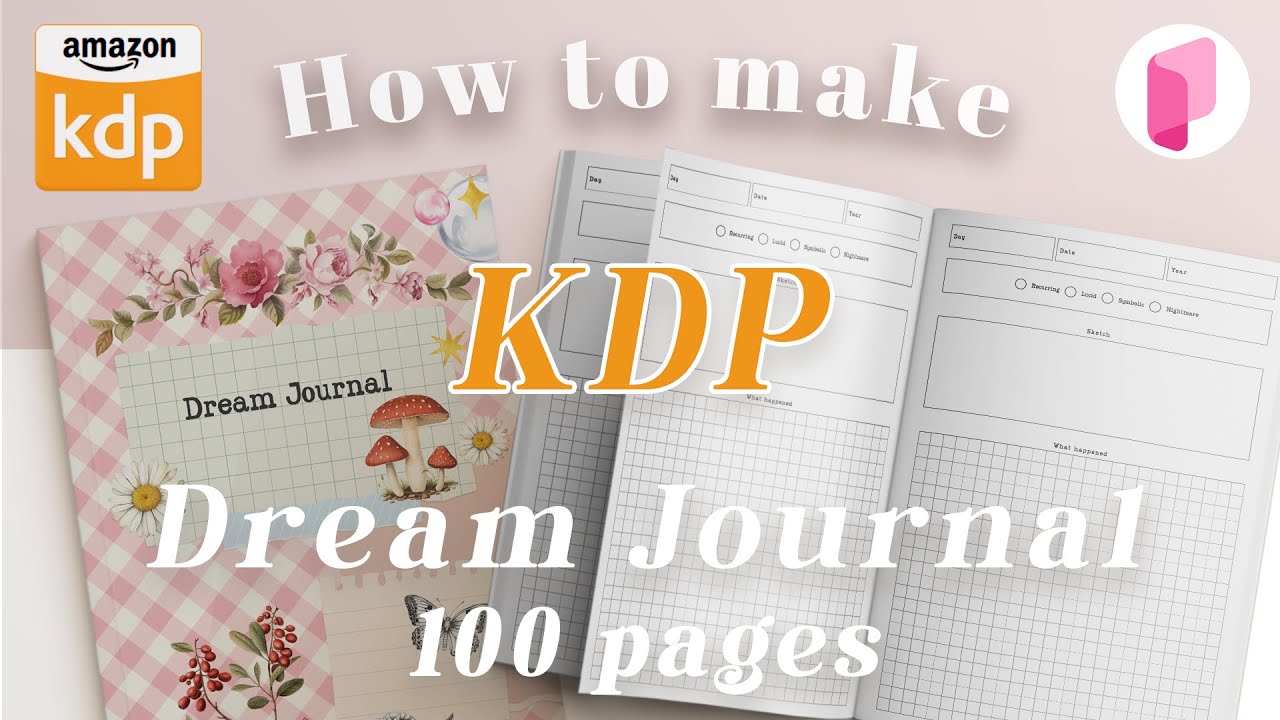 How to make a Dream Journal for KDP on Planify Pro