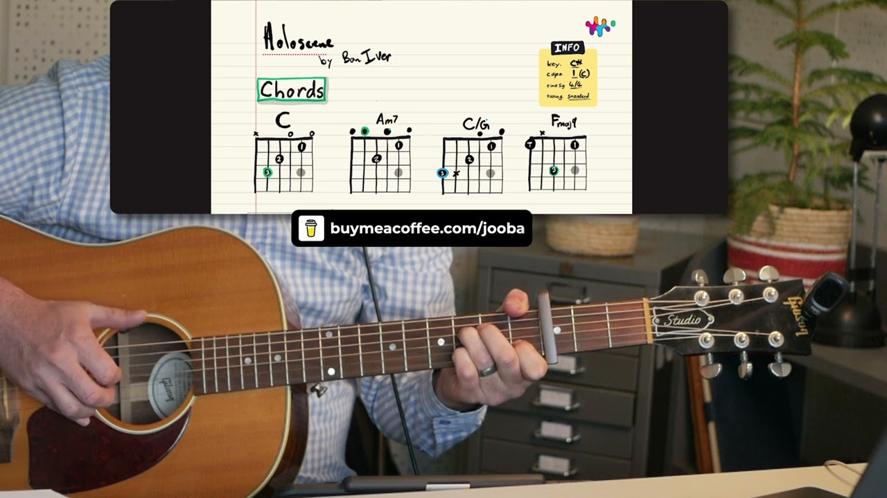 🎸&nbsp;Bon Iver&rsquo;s Most Beautiful Guitar Intro in standard tuning