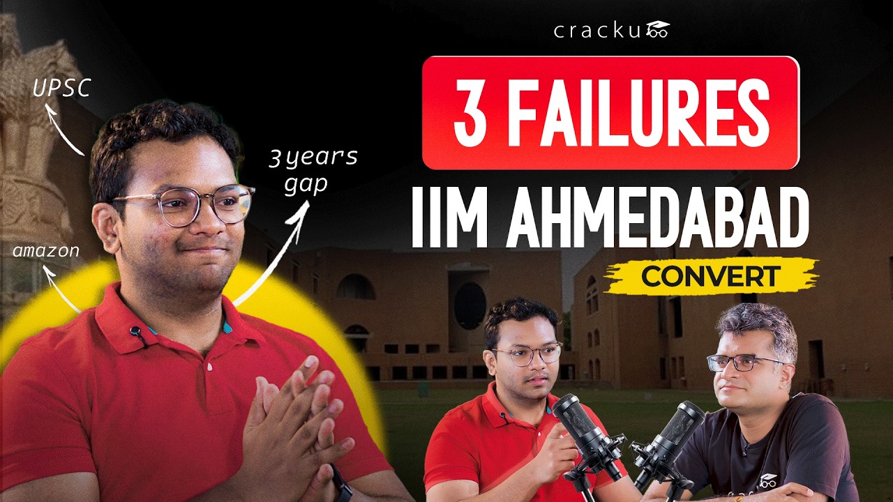 He Thought His Career Was Over&hellip; Then Became CAT Topper | IIM Ahmedabad Converted 🚀