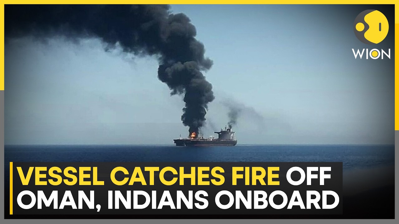 Hormuz Crisis: Cargo Vessel with Indian Crew Hit Near Hormuz, Sends SOS Call | WION