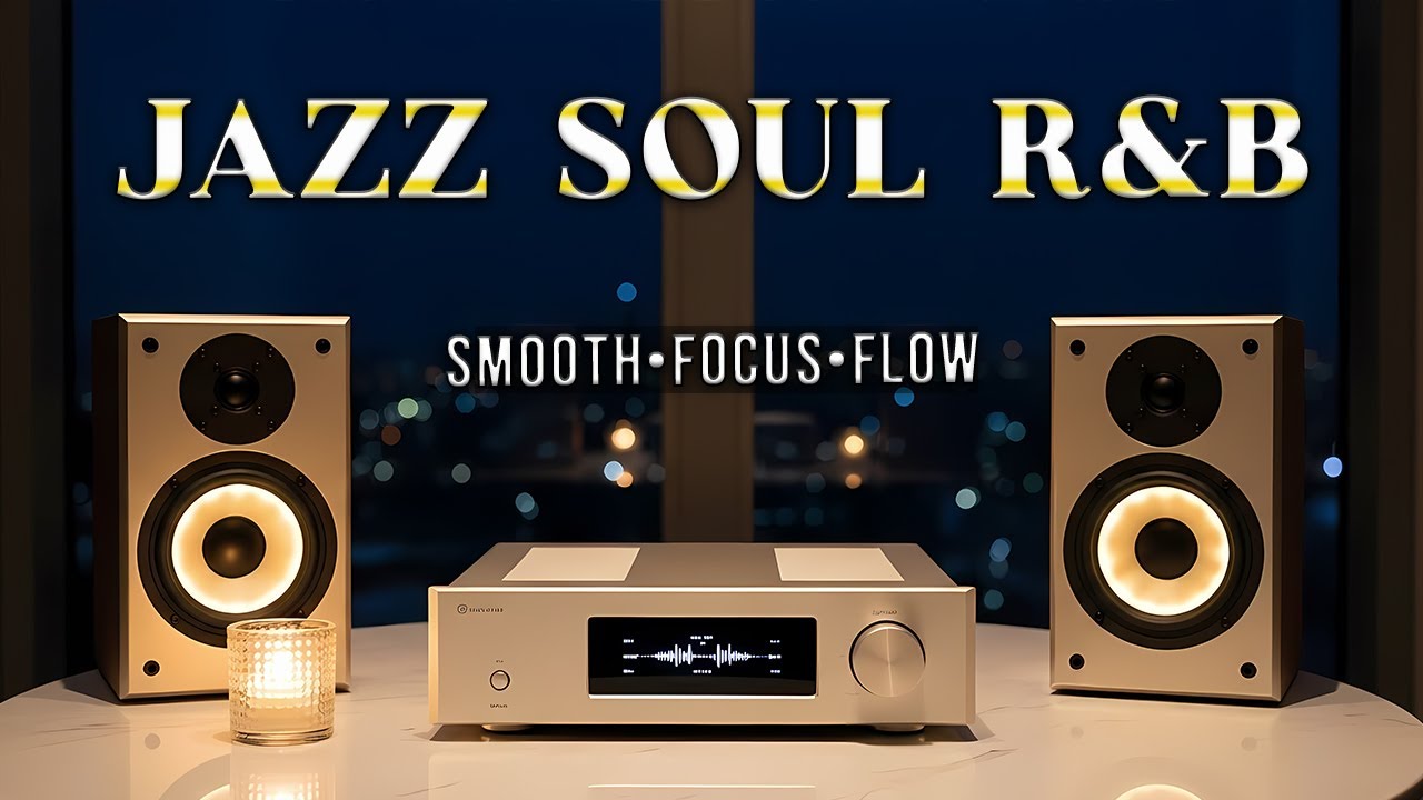 Smooth Jazz & Soulful R&B 🎧 Gentle Instrumentals for Deep Focus & Productive Work