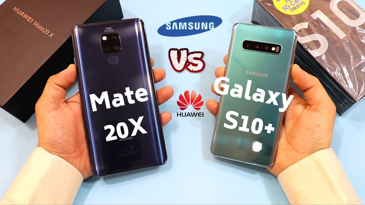 Samsung Galaxy S10 Plus Vs Huawei Mate 20 X Speed Test Comparison | Hindi Urdu