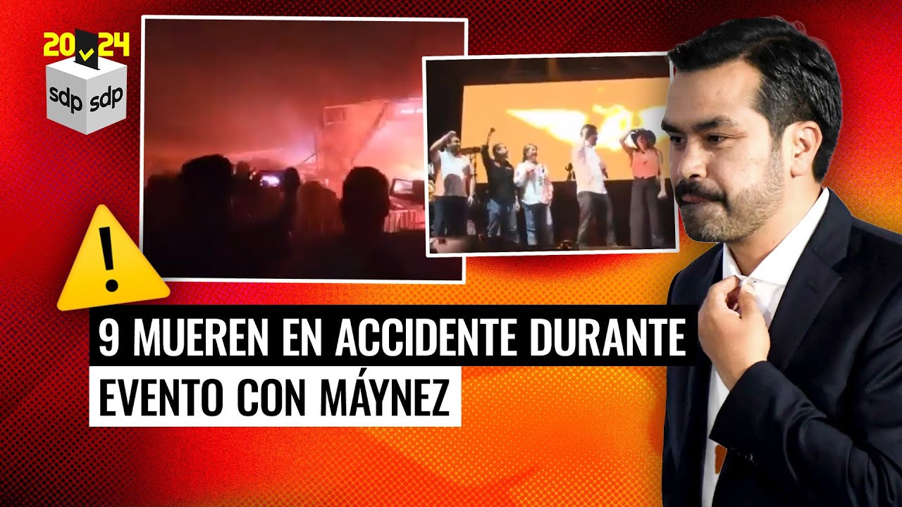 TRAGEDIA en MITIN con JORGE M&Aacute;YNEZ: se CAE ESCENARIO en SAN PEDRO y MUEREN 9 PERSONAS
