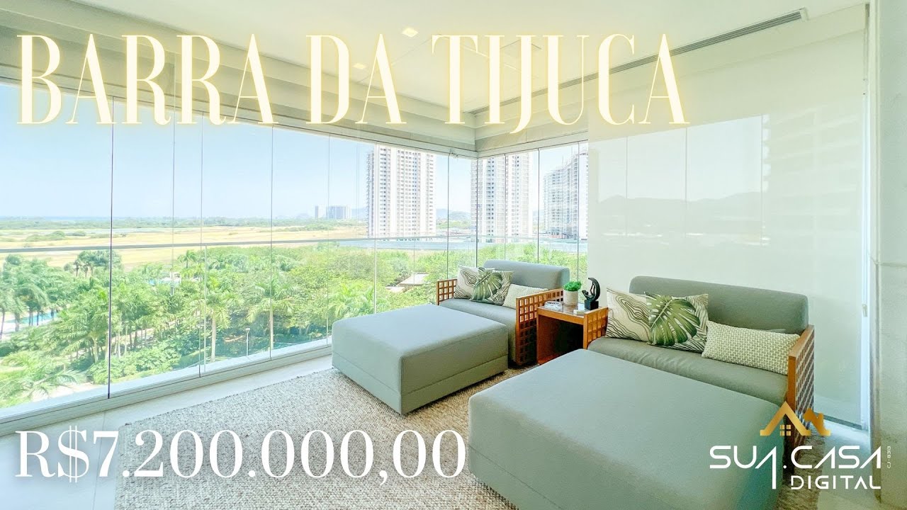 Apartamento de LUXO na BARRA DA TIJUCA | Condomínio Riserva Golf | VISTA MAR
