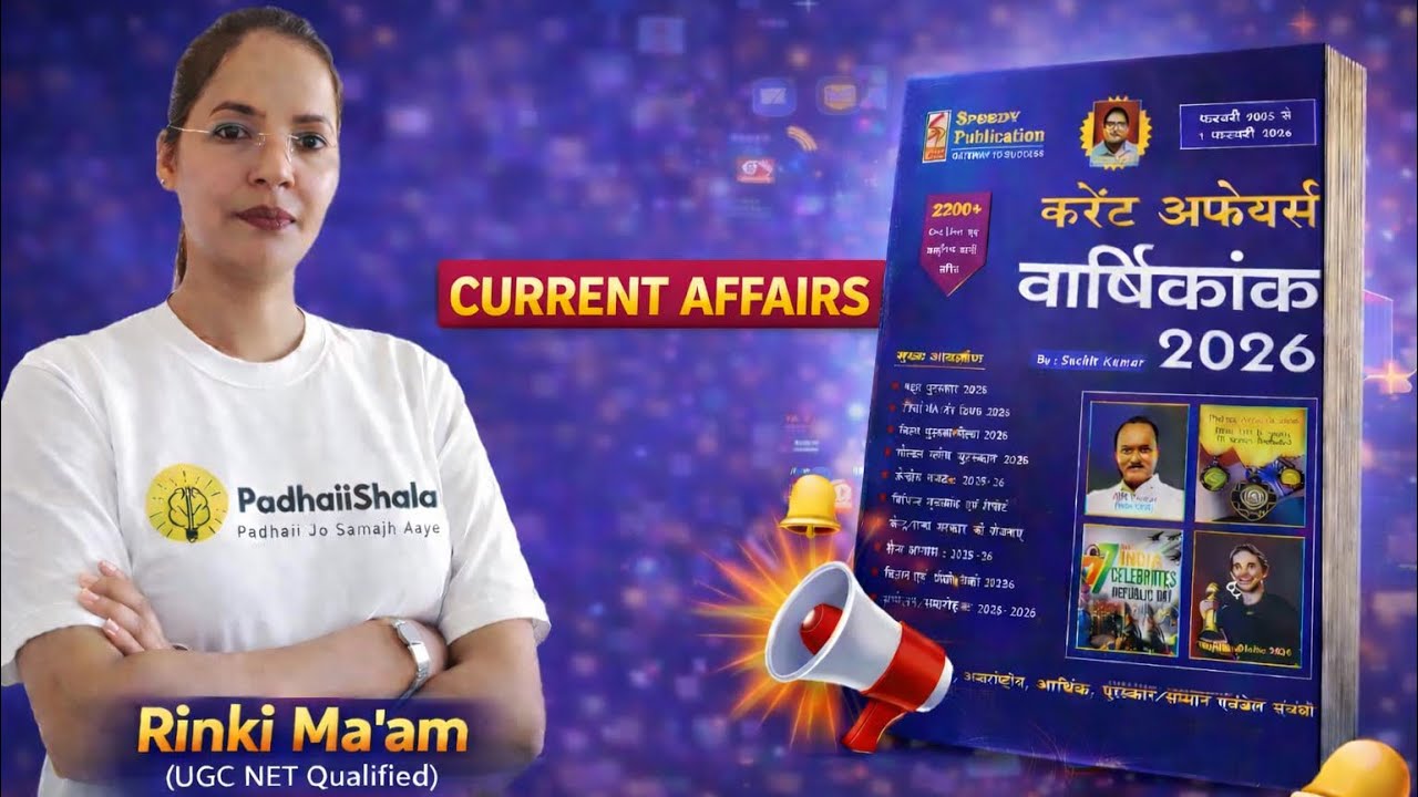 करेंट अफेयर्स 2026 | Speedy Publication Book MCQ PART 1 | 