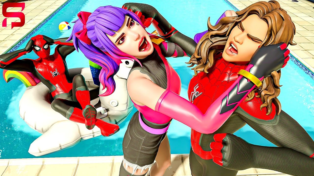 GIRLS FIGHT for SPIDER-MAN'S LOVE... Fortnite Chapter 3
