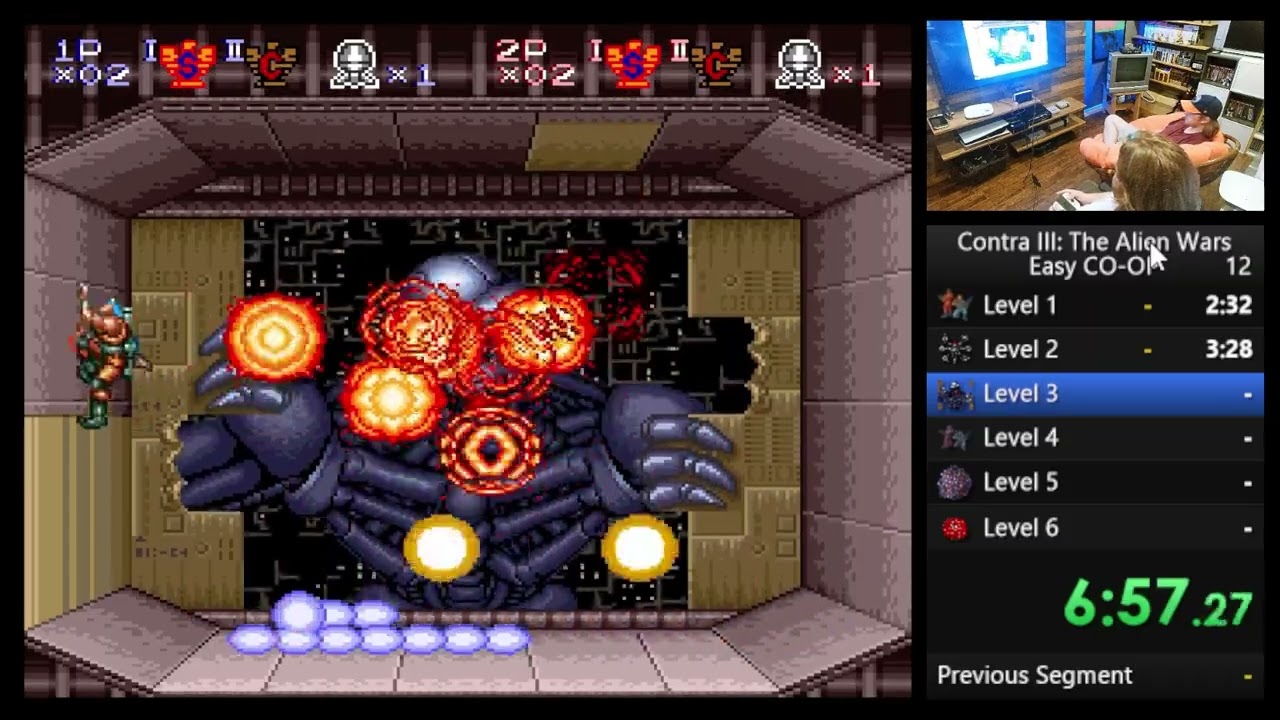 Contra 3: The Alien Wars | Co-op Easy Any% (SpeedRun -- 14m:57s:750ms)