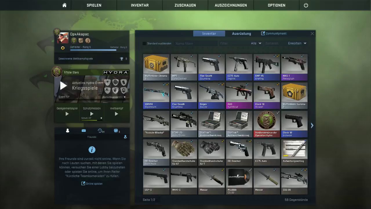 Counter Strike Wettkampf  Live!