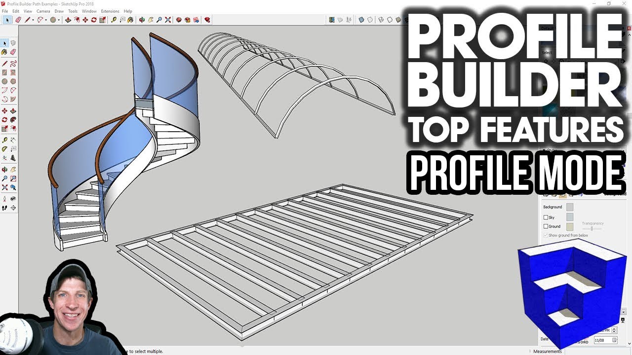 Profile Builder for SketchUp - TOP 8 FEATURES for Profiles