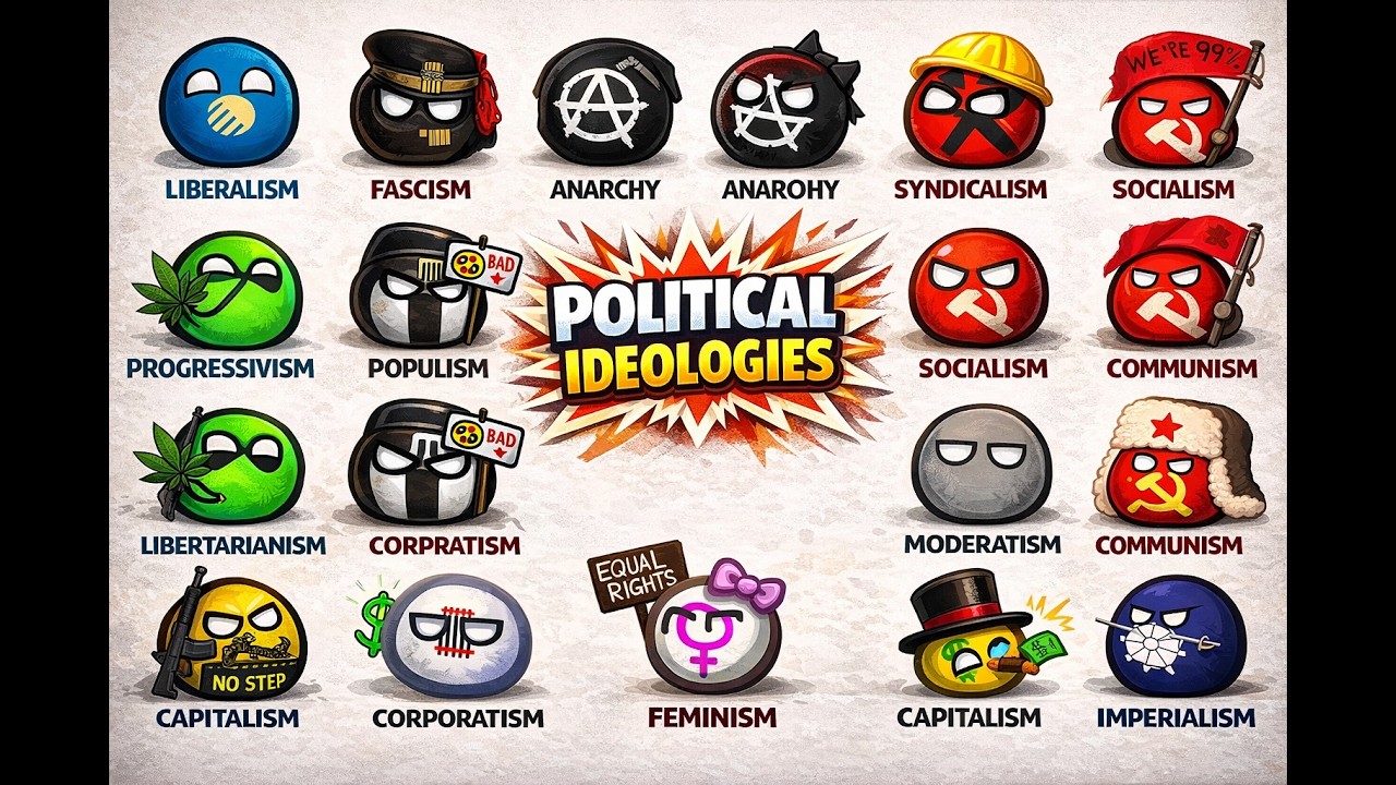 Political Ideologies Explained in 9 Minutes (Left vs Right Simplified)