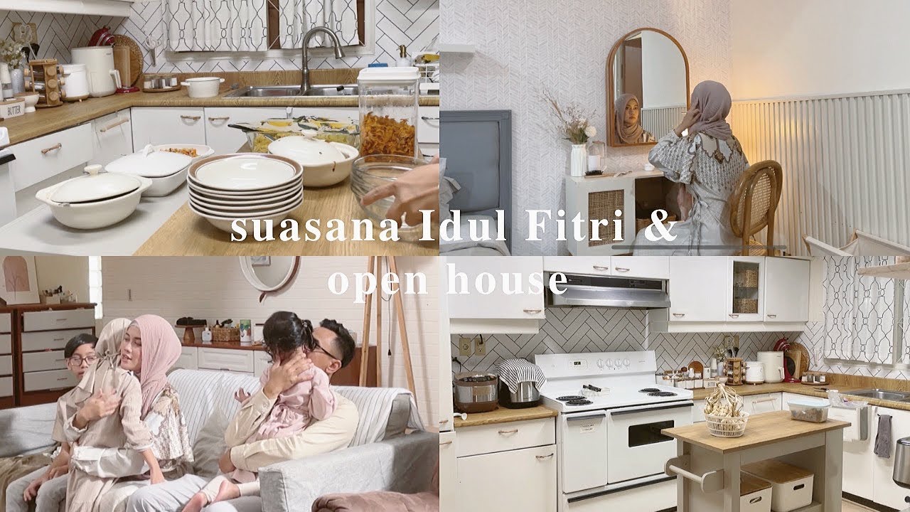 Vlog lebaran, a day in my life idul fitri, persiapan lebaran dan open house, open house lebaran
