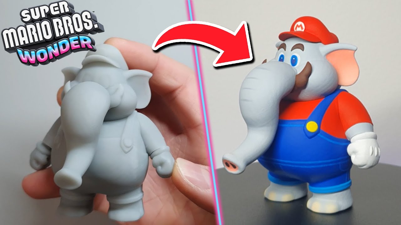 Making Elephant Mario from Super Mario Bros. Wonder