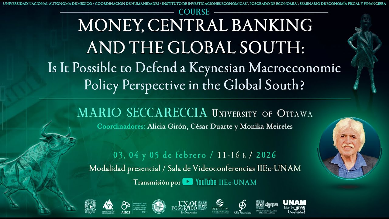 Course: Money, Central Banking and the Global South. Sesión 2