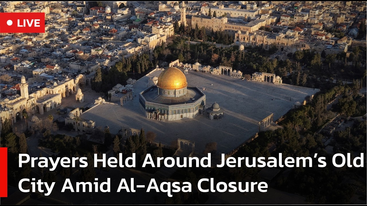 🔴LIVE: Prayers Held Outside Al-Aqsa During Closure | AC1W
