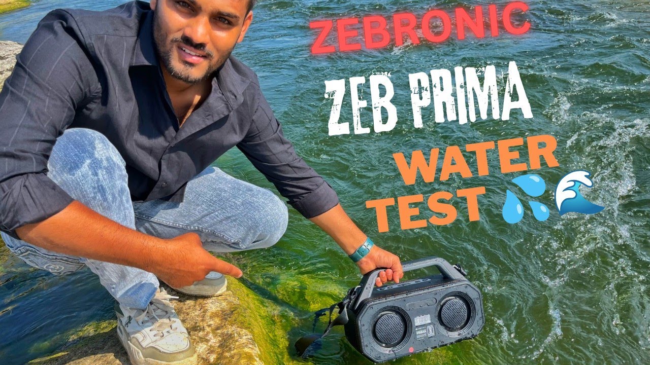 Zebronics zeb prima Bluetooth s￼peaker 😱extreme water test 💦 