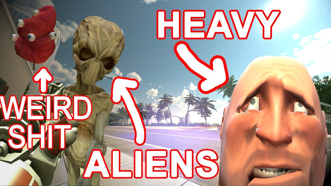 HEAVY DOING AN EPIC FIGHT AGAINST ALIEN AND WEIRD SHIT