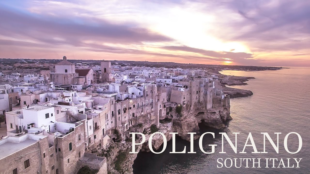 Ripresa con Drone DJI Phantom 3 Professional su Polignano a Mare (BA)