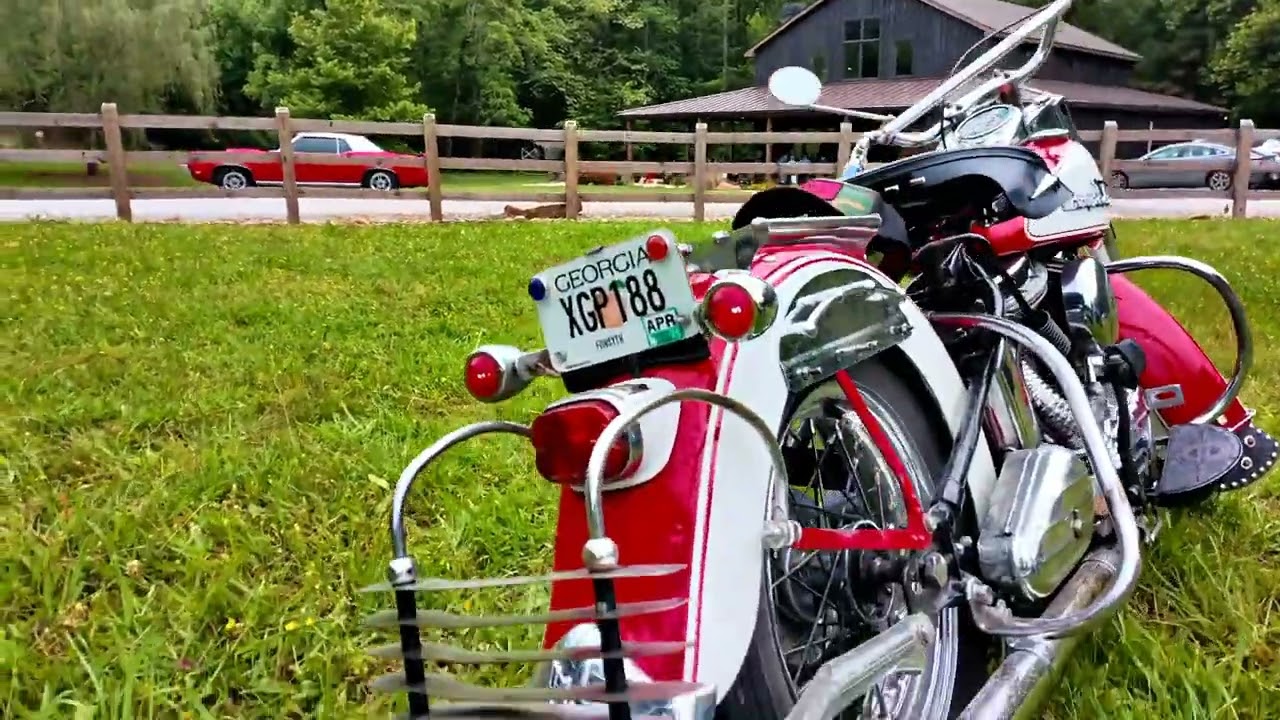 1956 Harley Davidson Panhead Start up 4K