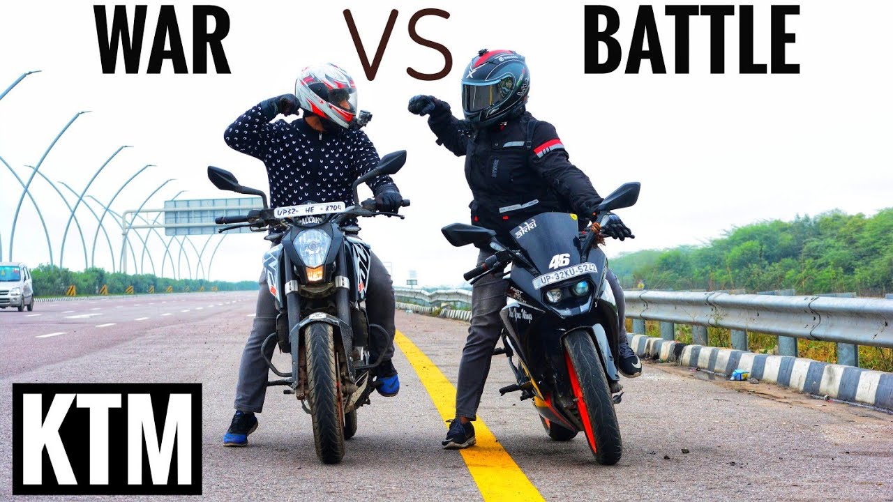 KTM RC200 Vs Duke 200 | Drag race | shocking result