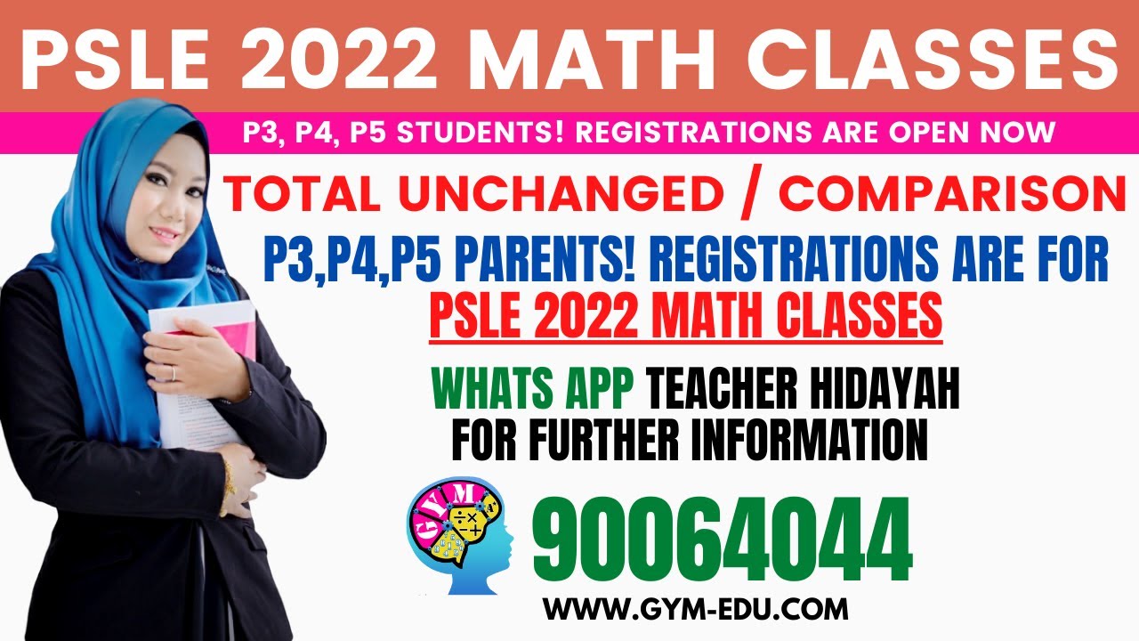 What is TOTAL UNCHANGED / COMPARISON? | PSLE 2022 Math Coaching Class By Teacher Hidayah