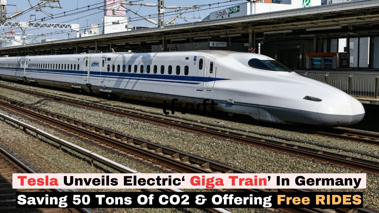 Tesla Unveils All-Electric 'Giga Train' in Germany, Offering Free, Eco-Friendly Rides