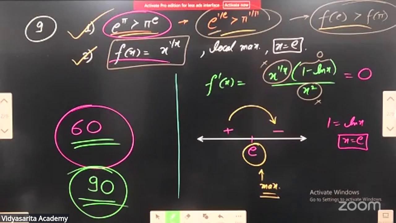 Application Of Derivatives L-27 | 28-02-2026 | Pulkit Sir | Math's 11th B2 JEE | VSA
