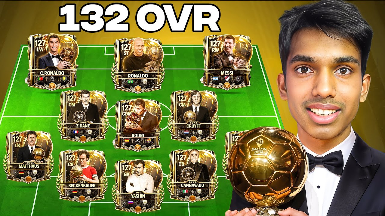 Я собрал команду только из обладателей &laquo;Золотого мяча&raquo; в FC Mobile!