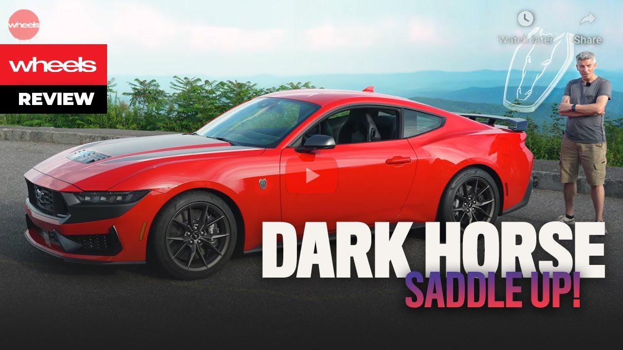 В СЕДЛО! Обзор Ford Mustang Dark Horse 2024 года | Wheels Australia