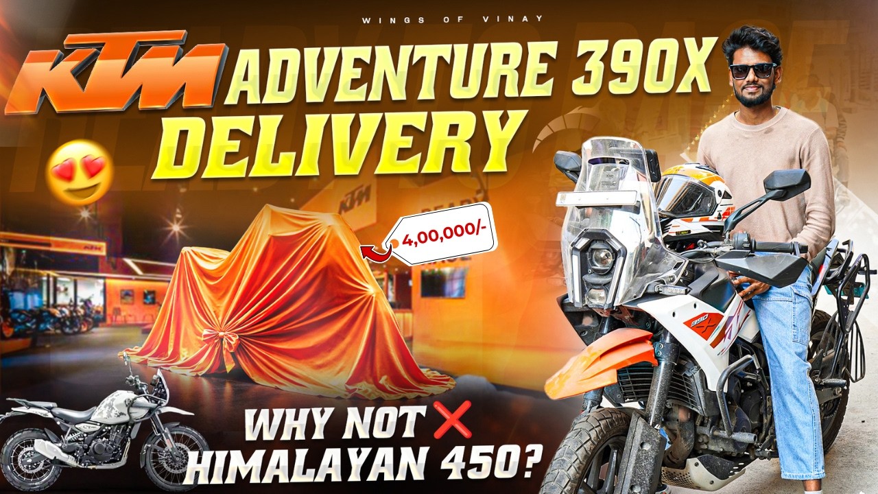 KTM Adventure 390 X Plus Delivery 🔥 Big Decision vs Himalayan 450🥳