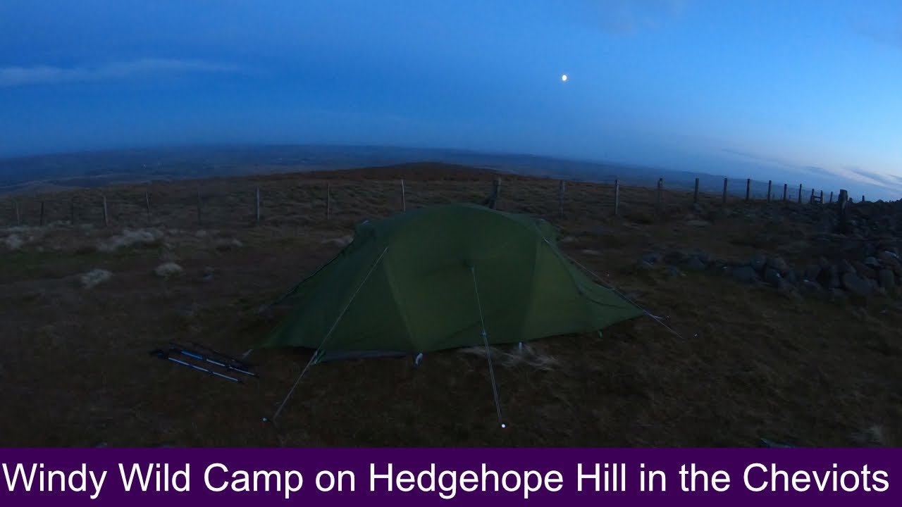 Wild Camp on Hedgehope Hill in the Cheviots via Linhope Spout.