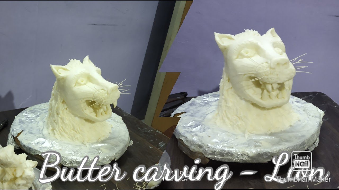 Butter carving Demonstration in Tamil #Butter #sculputure #Tamil #Brief #complex #Art #Potential