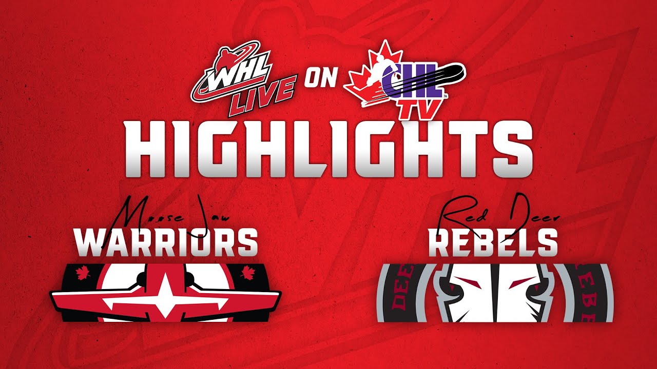 Moose Jaw Warriors at Red Deer Rebels 2/7 | WHL Highlights 2024-25
