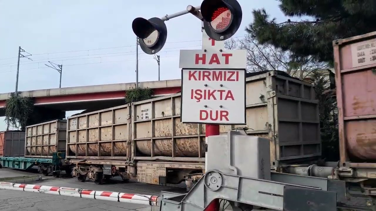 TCDD DE 24 268 Yük Treni Samsun Gar'a giriş. Km: 710 +