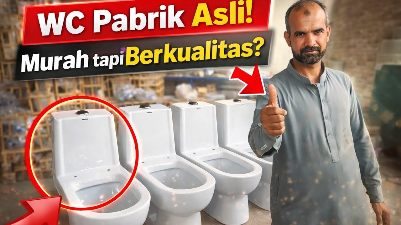 PROSES Produksi WC Pabtik Lokal, Hasil Mengejutkan !!! #mekanikpakistan #maketutorial #industrial 